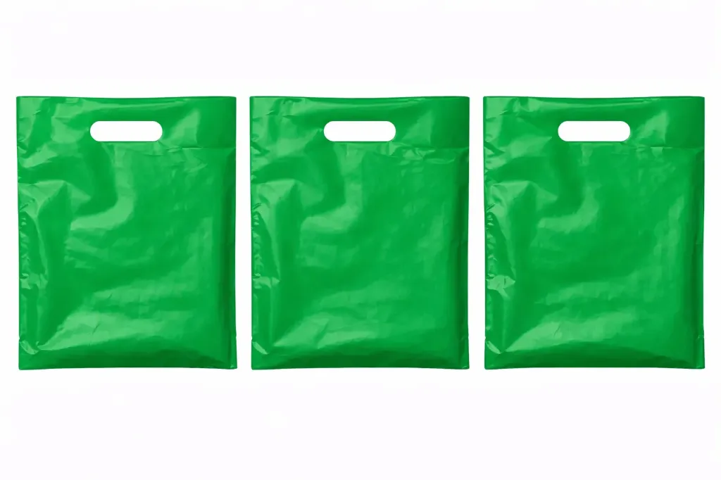 12" x 15" High Density Merchandise Bags (1000/CS) - Green