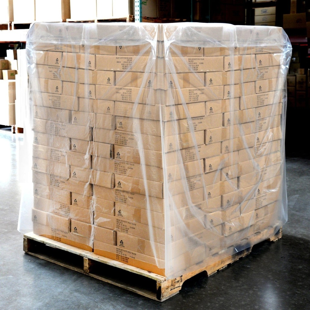48" x 42" x 48" 1 Mil Clear Pallet Covers (150/RL)
