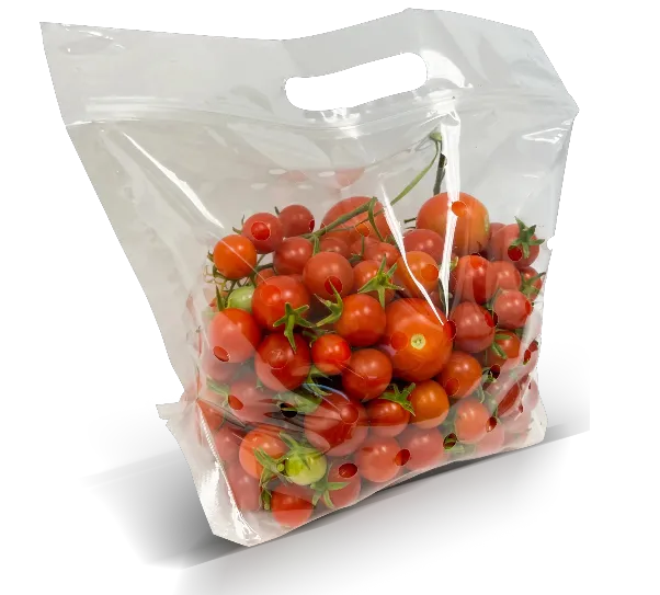11" x 10" + 4"BG (3 lbs) 2.5 Mil Polypropylene Zipper Closure Vented Produce Pouch (250/CS)