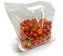 9.5" x 10" + 3.75"BG (2 lbs) 2.5 Mil Polypropylene Zipper Closure Vented Produce Pouch (250/CS)