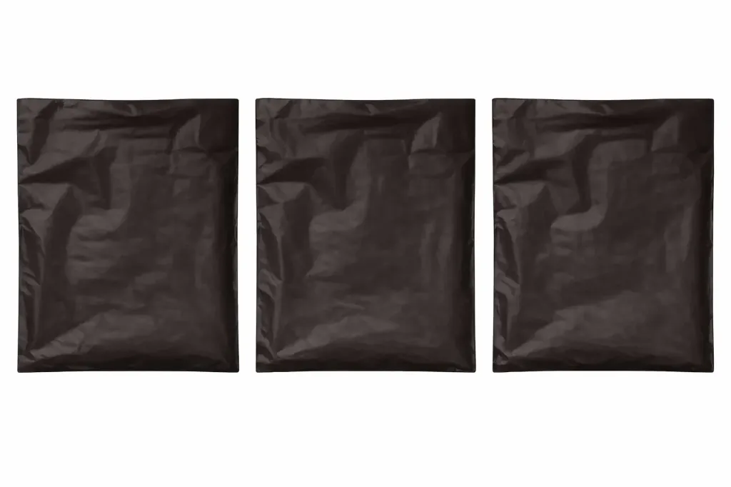 6.5" x 9.5" High Density Merchandise Bags (1000/CS) - Dark Brown