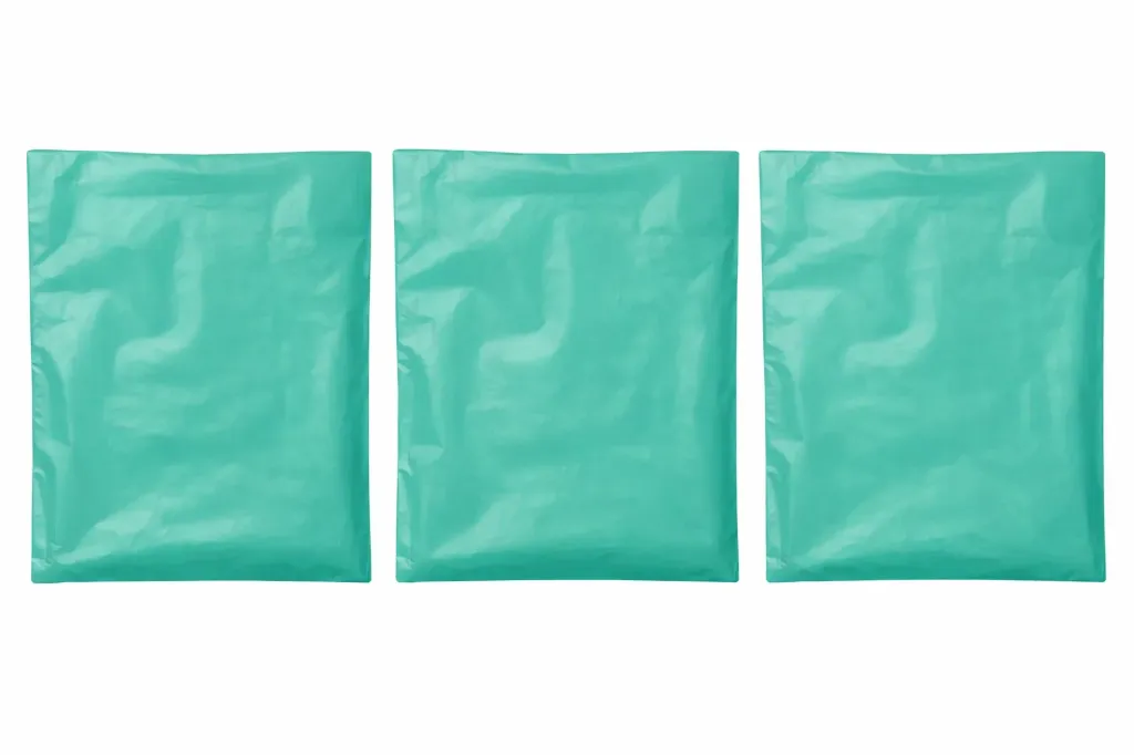 6.5" x 9.5" High Density Merchandise Bags (1000/CS) - Sea Green